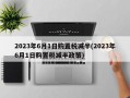 2023年6月1日购置税减半(2023年6月1日购置税减半政策)