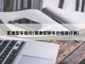 紧凑型车报价(紧凑型轿车价格排行表)