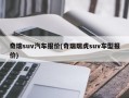 奇瑞suv汽车报价(奇瑞瑞虎suv车型报价)