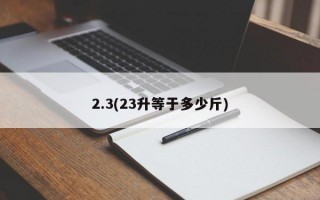 2.3(23升等于多少斤)