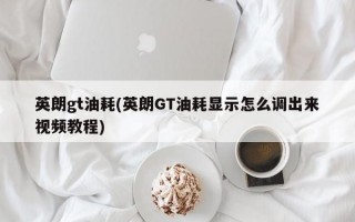 英朗gt油耗(英朗GT油耗显示怎么调出来视频教程)