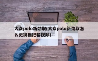 大众polo新劲取(大众polo新劲取怎么更换档把套视频)